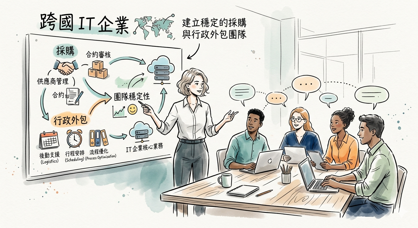 Amanda — 跨國 IT 企業行政外包案例